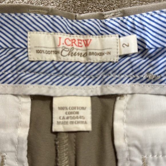 J Crew Woman’s 100% Cotton Chino Broken in Shorts - Picture 3 of 9